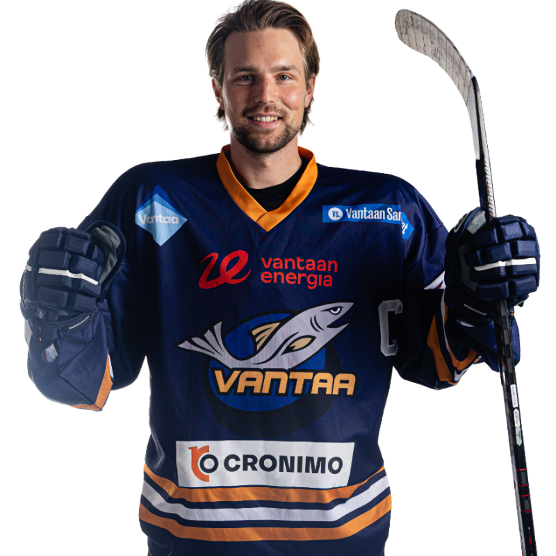 Elias Ulander jatkaa Vantaalla - kauden 2025-26 kapteenisto julki!