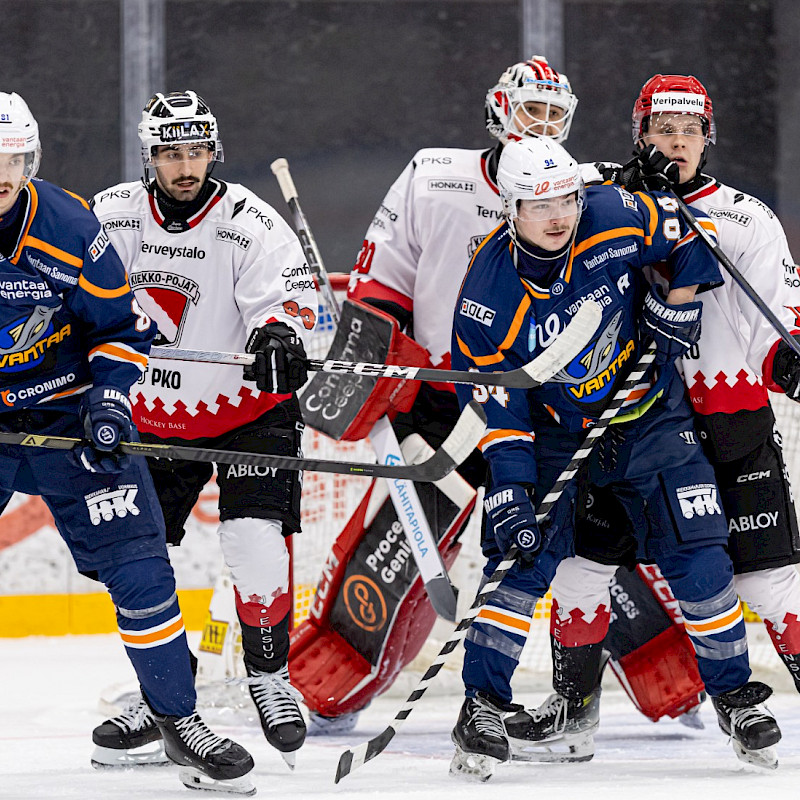 Kiekko-Vantaa joutui tyytymään 1–2 tappioon