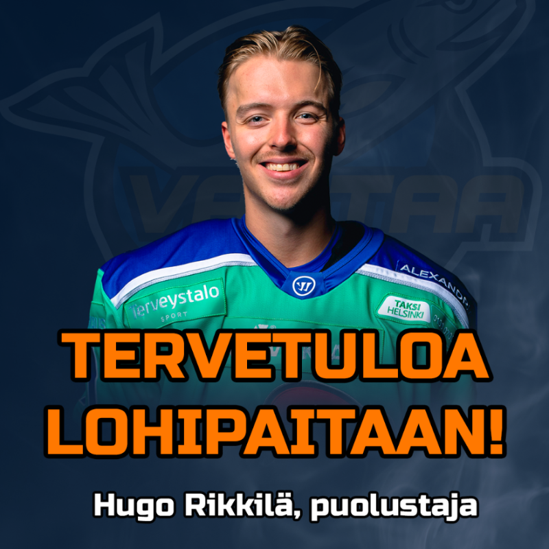 Jokereiden Hugo Rikkilä vahvistamaan Kiekko-Vantaan puolustusta