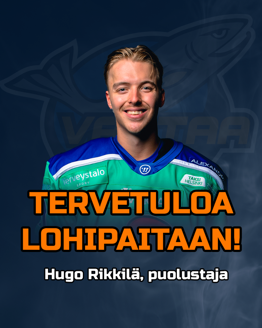 Jokereiden Hugo Rikkilä vahvistamaan Kiekko-Vantaan puolustusta