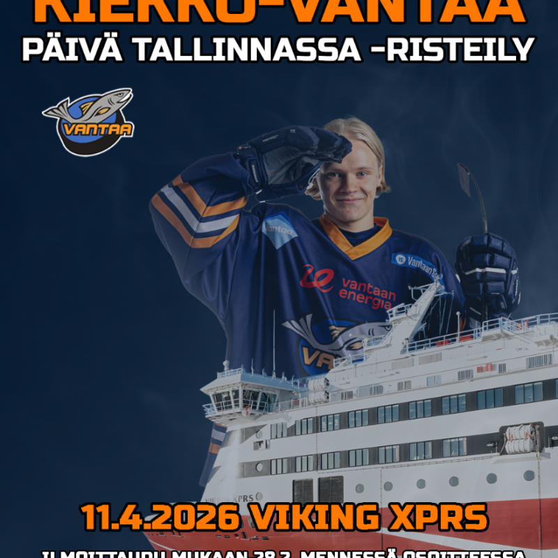 Vielä ehdit ilmoittautua Kiekko-Vantaan risteilylle!