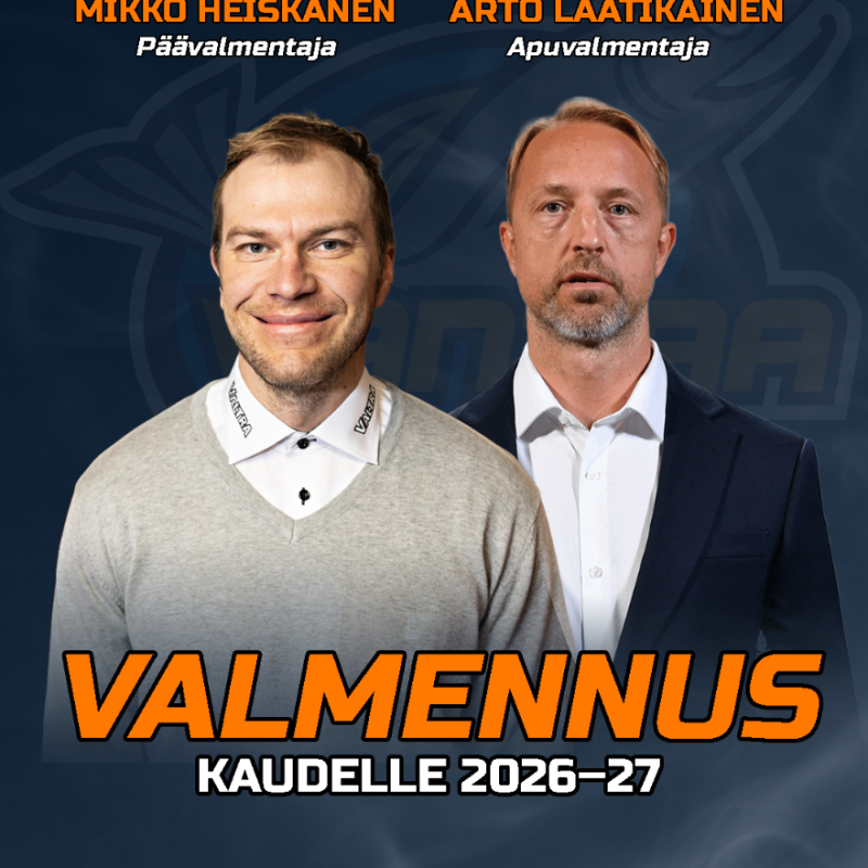 Kiekko-Vantaan valmennus kaudelle 2026–27