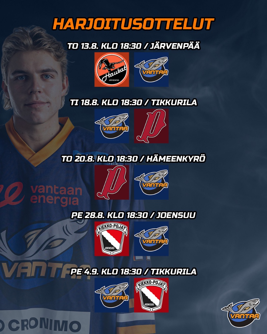 Preseasonin otteluohjelma ja lipunmyynti!